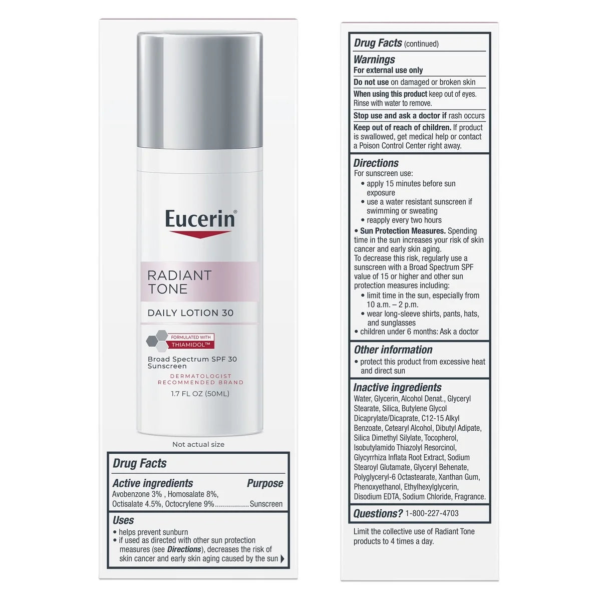 Eucerin Radiant Tone Dark Spot Corrector Daily Lotion - SPF30 - 1.7oz