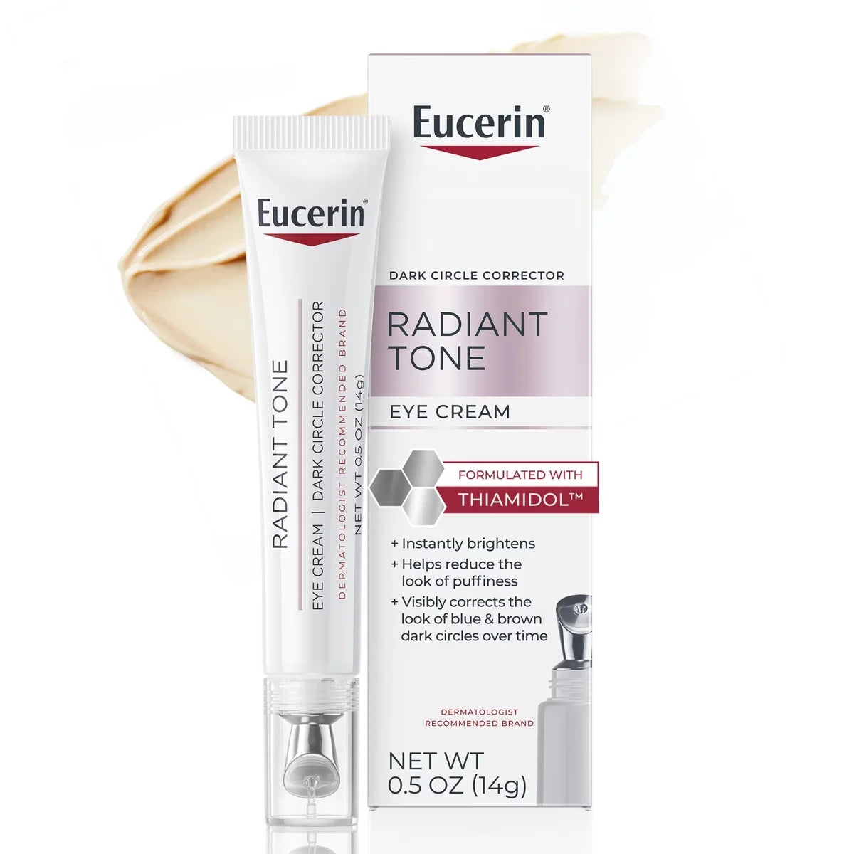 Eucerin Radiant Tone Eye Cream with applicator - 0.15oz