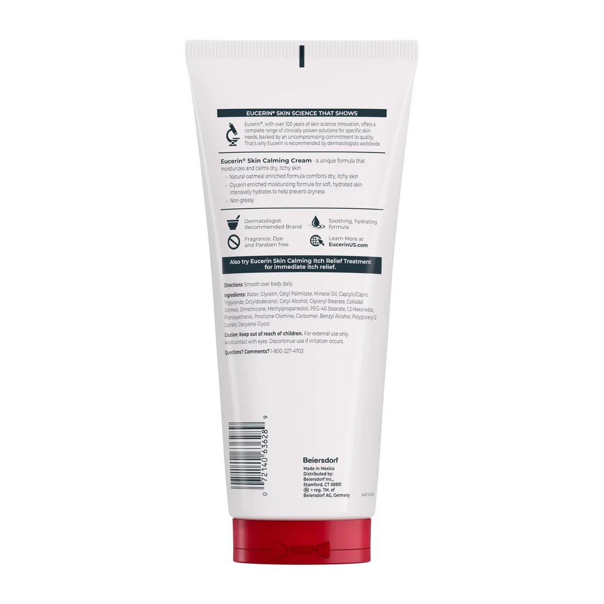 Eucerin Skin Calming Daily Body Cream Unscented