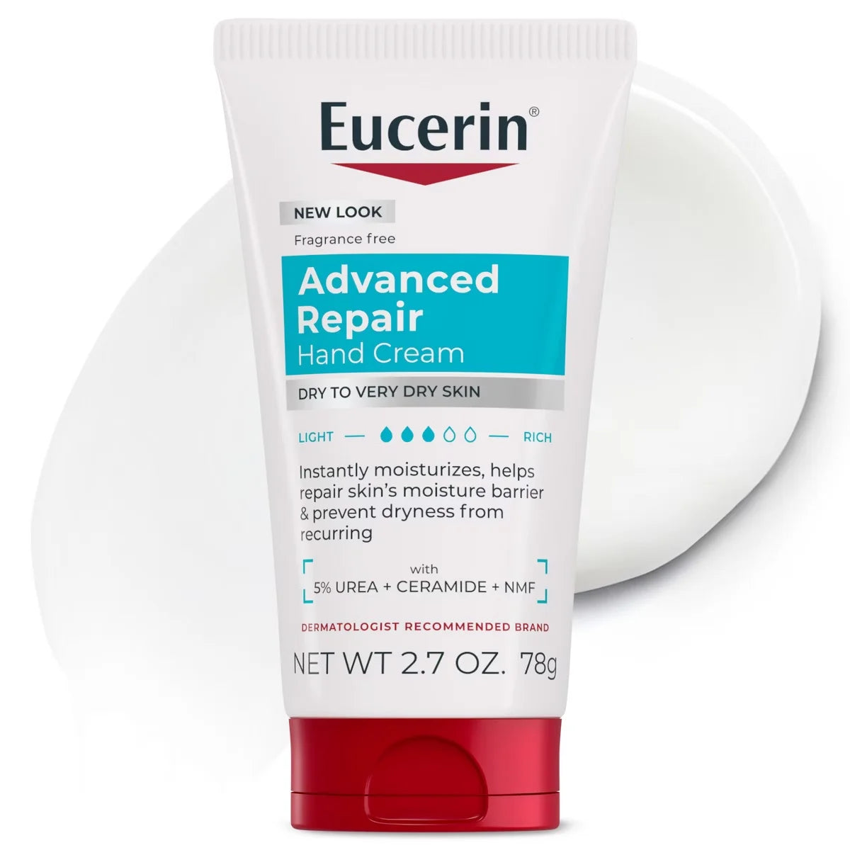Eucerin Advanced Repair Hand Cream Unscented - 2.7oz/1ct