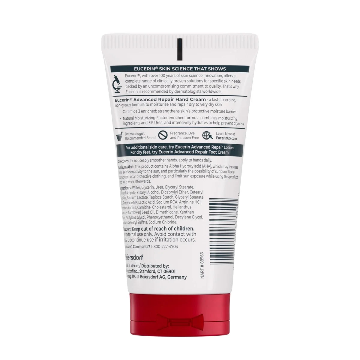 Eucerin Advanced Repair Hand Cream Unscented - 2.7oz/1ct