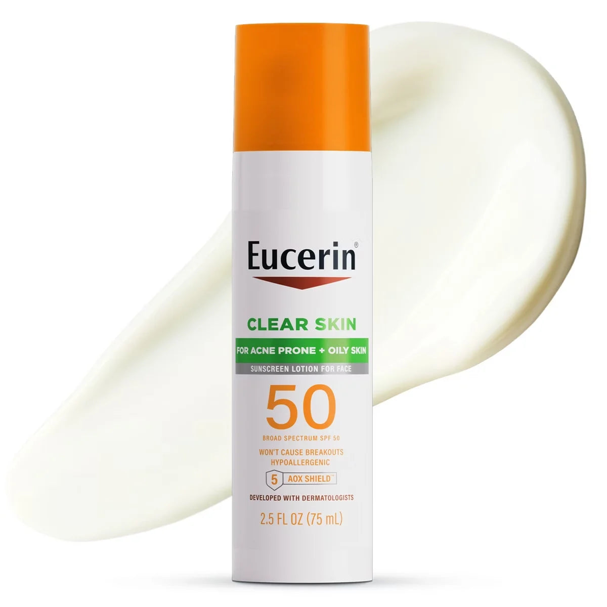 Eucerin Face Clear Skin Sunscreen Lotion - SPF 50 - 2.5 fl oz